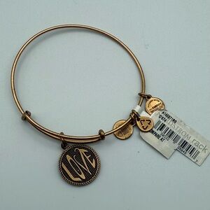 Alex and Ani “Love” Charm Gold Expandable Bracelet -NWT